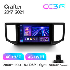 Штатна магнітола Teyes CC3 4+32 Gb Volkswagen Crafter 2017-2021 10" 2k (L1)
