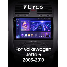 Штатная магнитола Teyes CC3 2k 6+128 Gb 360° Volkswagen Jetta 5 2005-2010 (F2) 10″