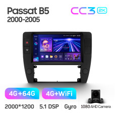 Штатная магнитола Teyes CC3 2k 4+64 Gb Volkswagen Passat B5 2000-2005 9″