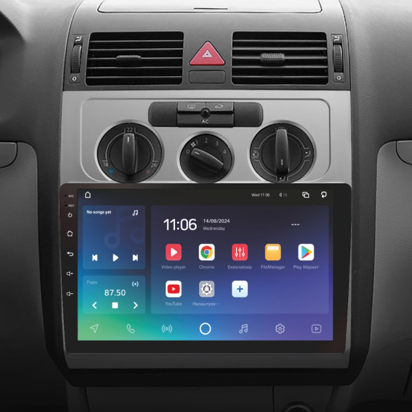 Штатна магнітола SIGMA PRO 10432 ANDROID 10 4+32 Gb 4G DSP Volkswagen Touran 1 2003-2010 (F1) 10