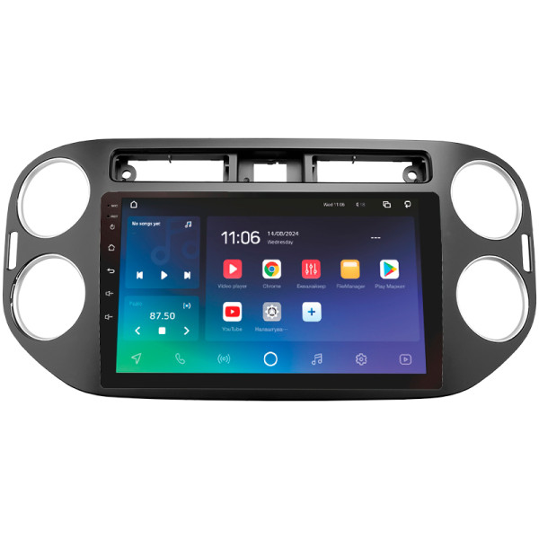 Штатна магнітола SIGMA PRO 9432 ANDROID 10 4+32 Gb 4G DSP Volkswagen Tiguan 1 NF 2006-2017 (F1) (24mm) 9