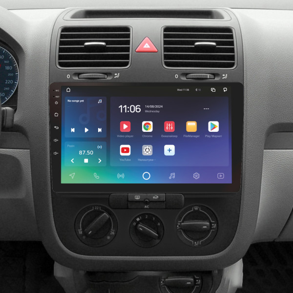 Штатна магнітола SIGMA PRO 10432 ANDROID 10 4+32 Gb 4G DSP Volkswagen Jetta 5 2005-2010 (F1) 10