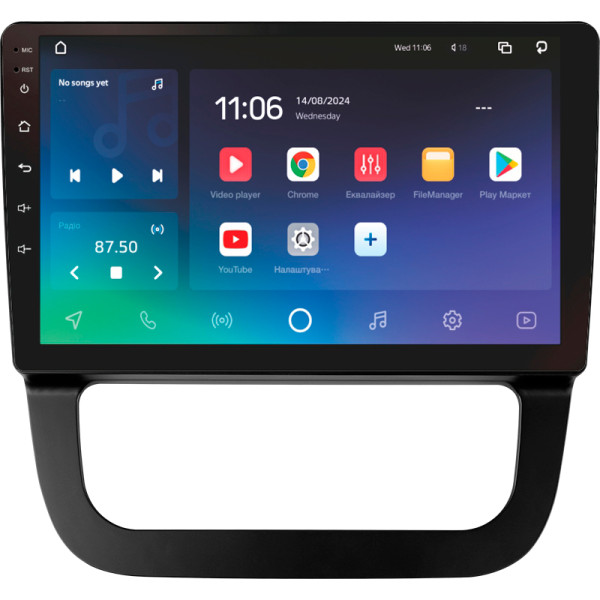 Штатна магнітола SIGMA PRO 10432 ANDROID 10 4+32 Gb 4G DSP Volkswagen Jetta 5 2005-2010 (F3) 10