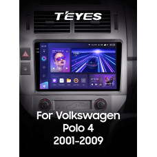 Штатная магнитола Teyes CC3 2k 6+128 Gb 360° Volkswagen Polo 4 Mk4 2001-2009 (F2) 9″
