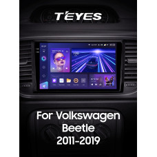 Штатная магнитола Teyes CC3 2k 6+128 Gb 360° Volkswagen Beetle A5 2011-2019 9″