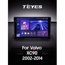 Штатная магнитола Teyes CC3 2k 4+32 Gb Volvo XC90 C 2002-2014 (F1) 9″