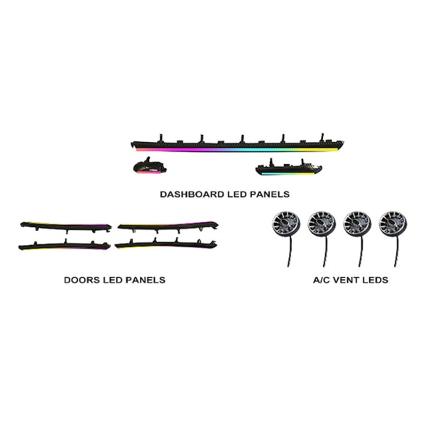 Підсвітка салону FORS.auto для Audi A3 2013-2020 (Rainbow Kit)-25 LEDs