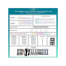 Підсвітка салону FORS.auto для Geely Monjaro 2021-2024 (Galaxy Rainbow Kit)-30 LEDs