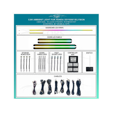 Підсвітка салону FORS.auto для Honda Odyssey/Elysion (Dynamic Rainbow Kit)-18 LEDs