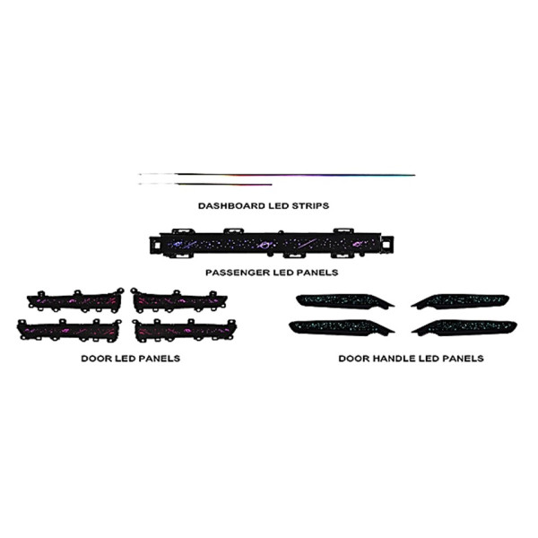 Подсветка салона FORS.auto для Honda Civic/Integra 2022 (Galaxy Rainbow Kit)-24 LEDs