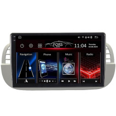 Штатна магнітола FORS.auto FS 4 PRO (2K) для Fiat 500 (4+64Gb, 9") 2007-2015