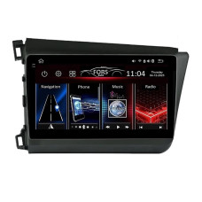 Штатна магнітола FORS.auto FS 8 PRO MAX для Honda Civic (8+256Gb, 9") 2012-2015