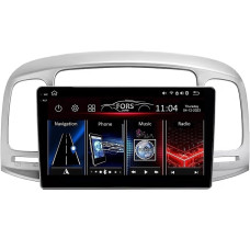 Штатна магнітола FORS.auto FS 6 PRO MAX для Hyundai Accent 2009-2012/Verna (6+128Gb, 9") 2008-2011