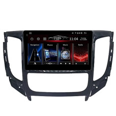 Штатна магнітола FORS.auto FS 6 PRO MAX для Mitsubishi Triton/L200 (6+128Gb, 9", Auto AC, UV black) 2015-2019