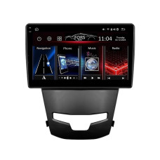 Штатна магнітола FORS.auto FS 4 PRO (2K) для SsangYong Korando (4+64Gb, 9") 2014-2016