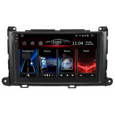 Штатна магнітола FORS.auto FS 6 PRO MAX для Toyota Sienna (6+128Gb, 9") 2011-2014