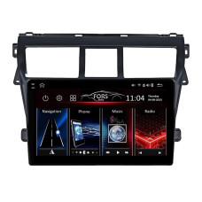 Штатна магнітола FORS.auto FS 8 PRO MAX для Toyota Vios (8+256Gb, 9", black) 2007-2013