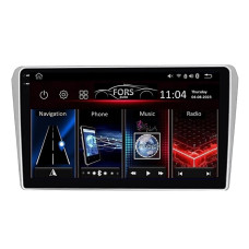 Штатна магнітола FORS.auto FS 8 PRO MAX для Volkswagen Passat B5/B6 (8+256Gb, 9", silver) 2004-2010