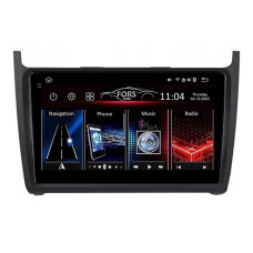 Штатна магнітола FORS.auto FS 4 PRO (2K) для Volkswagen Polo (4+64Gb, 9", black) 2008-2020