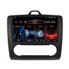 Штатна магнітола FORS.auto FS 4 MAX для Ford Focus (4+32Gb, 9", Auto AC, black) 2005-2011