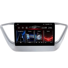 Штатна магнітола FORS.auto FS 4 MAX для Hyundai Accent/Verna (4+32Gb, 9") 2017-2018