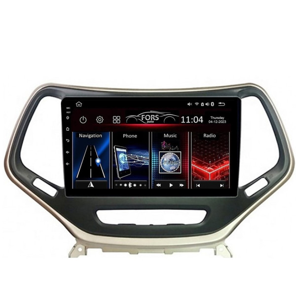 Штатная магнитола FORS.auto FS 1 LITE для Jeep Cherokee (1+32Gb, 10