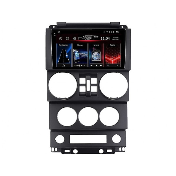 Штатная магнитола FORS.auto FS 4 PRO для Jeep Wrangler Rubicon (4+64Gb, 9