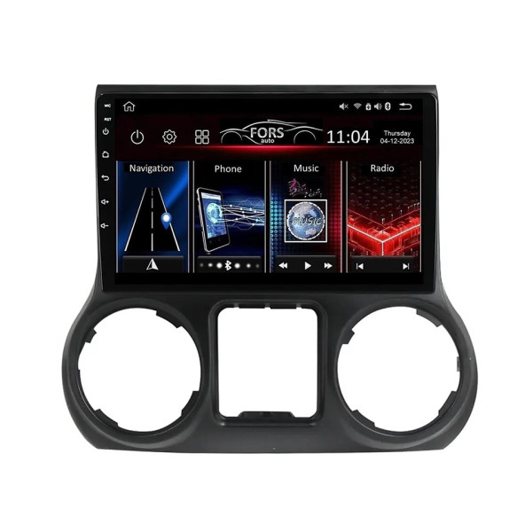 Штатная магнитола FORS.auto FS 1 LITE для Jeep Wrangler Rubicon (1+32Gb, 10