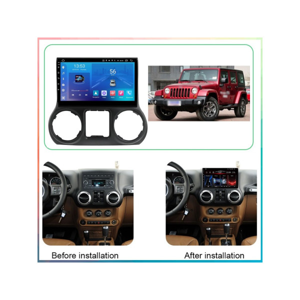 Штатная магнитола FORS.auto FS 1 LITE для Jeep Wrangler Rubicon (1+32Gb, 10