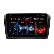 Штатна магнітола FORS.auto FS 4 PRO для Mazda 3 Axela (4+64Gb, 9") 2004-2009