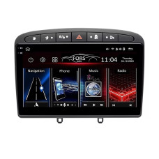 Штатна магнітола FORS.auto FS 4 MAX Qled для Peugeot 308/408 (4+32Gb, 9", Grey) 2007-2013