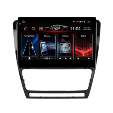 Штатна магнітола FORS.auto FS 4 MAX для Skoda Octavia A5 Black (4+32Gb, 10") 2004-2012