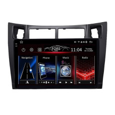 Штатна магнітола FORS.auto FS 4 PRO для Toyota Yaris/Vitz/Platz (4+64Gb, 9", black) 2005-2011