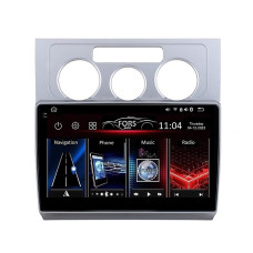 Штатная магнитола FORS.auto FS 4 MAX для Volkswagen Touran (4+32Gb, 10", Manual AC) 2004-2008