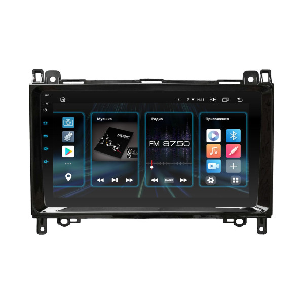 Штатная магнитола Incar DTA4-1522 для Mercedes-Benz A-class (W169) 2004-2012, B-class (W245) 2005-2011, Vito (W639) 2006-2014, Viano (W639) 2006-2014, Sprinter (W906) 2006+
