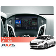 Штатна магнітола AMS T910 6+128 Gb Ford Focus 3 Mk 3 2011-2019 9″