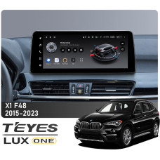 Штатна магнітола Teyes LUX ONE 6+128 Gb BMW X1 F48 NBT 2015-2023 12.3″