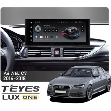 Штатна магнітола Teyes LUX ONE 6+128 Gb Audi A6 A6L C7 2014-2018 12.3″