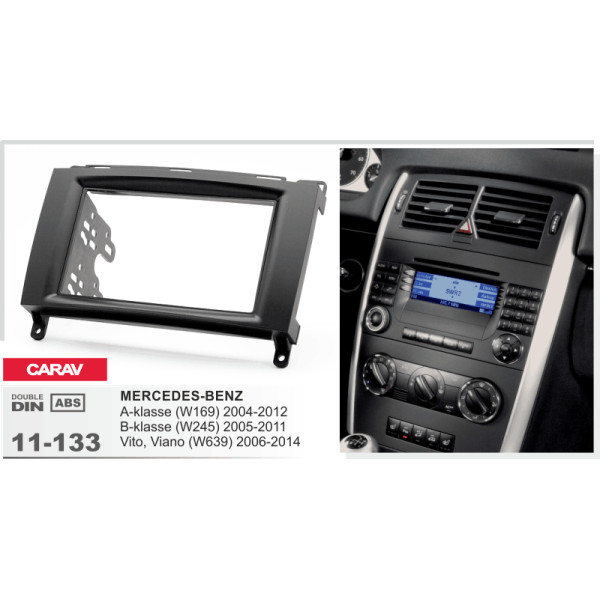 Переходная рамка для Mercedes Vito, Viano, Sprinter, W639, W169, W245 Carav 11-133