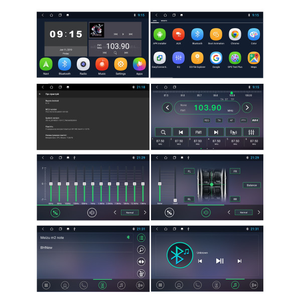 Штатная магнитола Sound Box SB-4440-1G для Kia Rio K2
